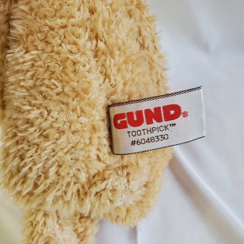 GUND Toothpick Bear 6048330 Tan‎ Plush Stuffed Animal Toy  15